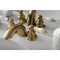 Kingston Brass KB957PLSB Mini-Widespread Bathroom Faucet with Retail Pop-Up, Brushed Brass KB957PLSB - alternate 5
